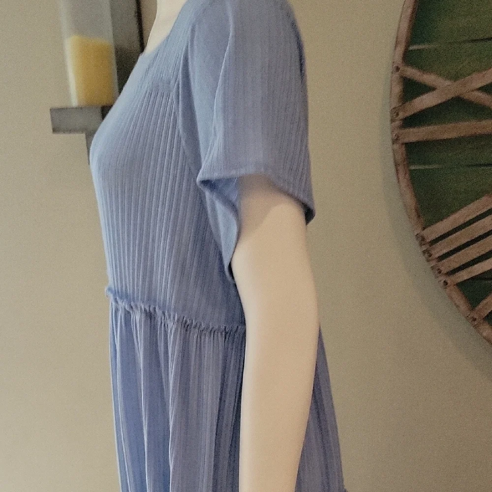 Free People Beach Saltwater Linen Blend Tiered Maxi Dress